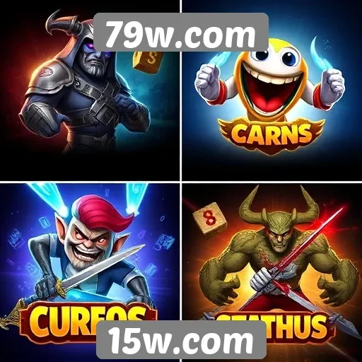 Comparação de jogos populares disponíveis no 79w.com